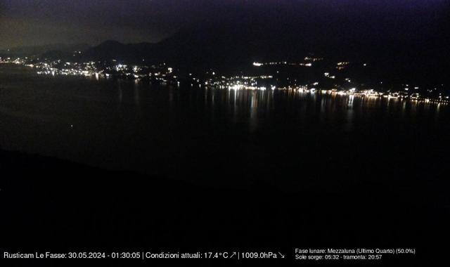 Webcam Le Fasse (San Zeno), Blick über den Gardasee
